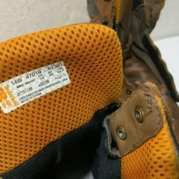 Timberland Pro 277 safety work boots steel toe men’s size 14W