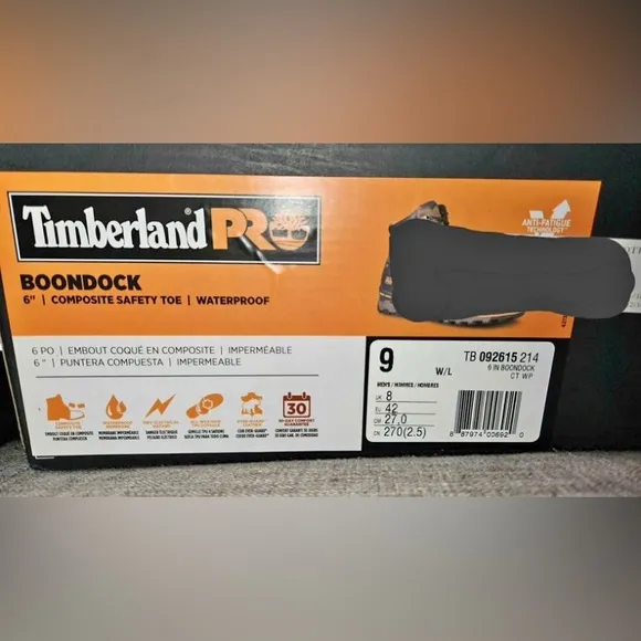 TIMBERLAND PRO MENS BOOTS Size 9