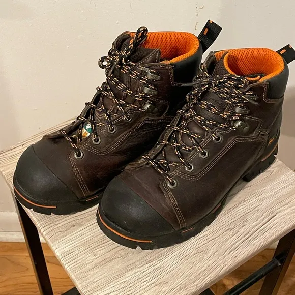 Timberland PRO mens Endurance  Steel Safety Toe CSA Puncture Resistant Work Boot