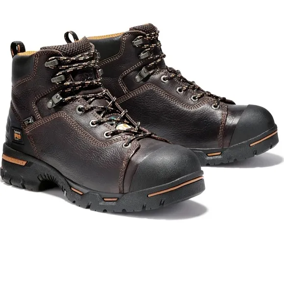 Timberland PRO mens Endurance  Steel Safety Toe CSA Puncture Resistant Work Boot