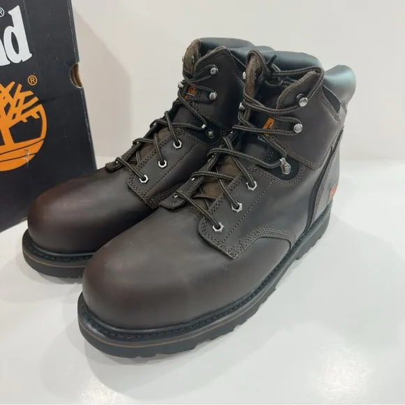 Timberland PRO Men's Pit Boss 6 Inch Steel Safety Toe Industrial Work Boots