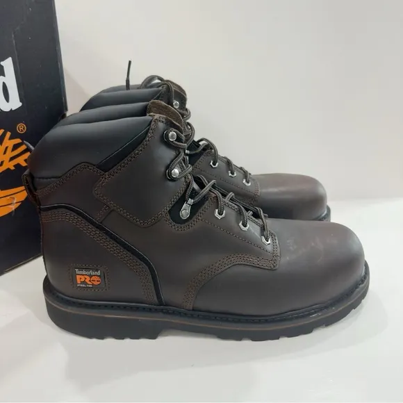 Timberland PRO Men's Pit Boss 6 Inch Steel Safety Toe Industrial Work Boots
