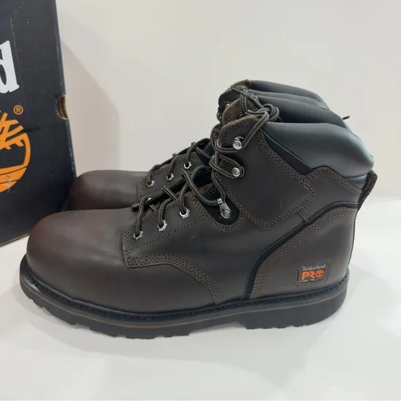 Timberland PRO Men's Pit Boss 6 Inch Steel Safety Toe Industrial Work Boots
