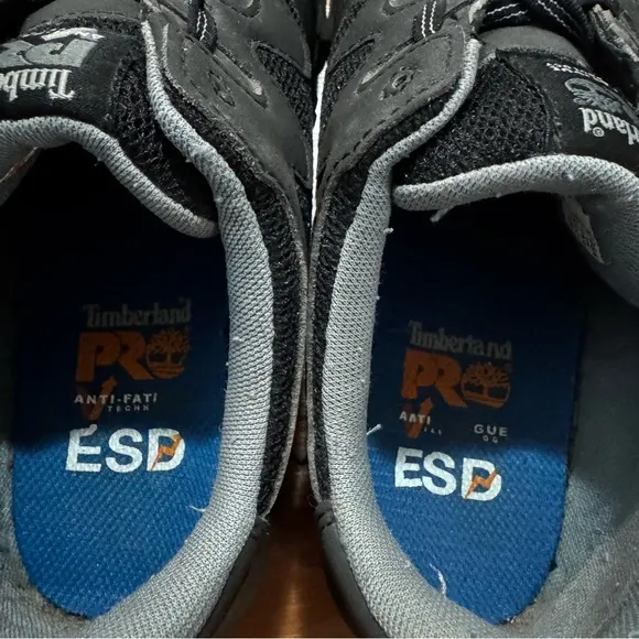 Timberland PRO Powertrain 92649 Men's Alloy Safety Toe ESD Work Shoes Size 11 W