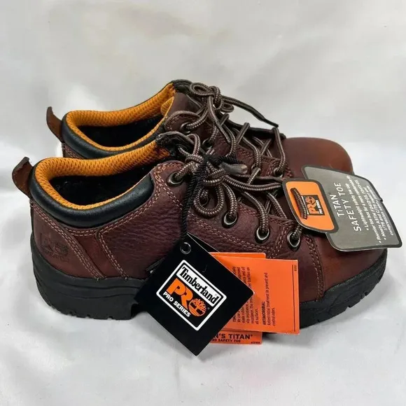 Timberland Pro Series Titan Safety Toe Size 7.5 Woman Nonslip Work Shoe