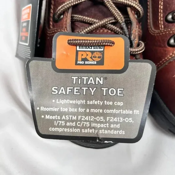 Timberland Pro Series Titan Safety Toe Size 7.5 Woman Nonslip Work Shoe