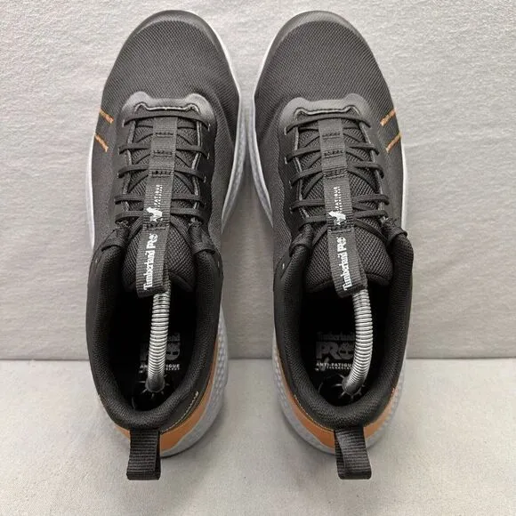 Timberland PRO Setra Mens Size 10 (W) Work Shoes Black Copper Comp Toe Low Top