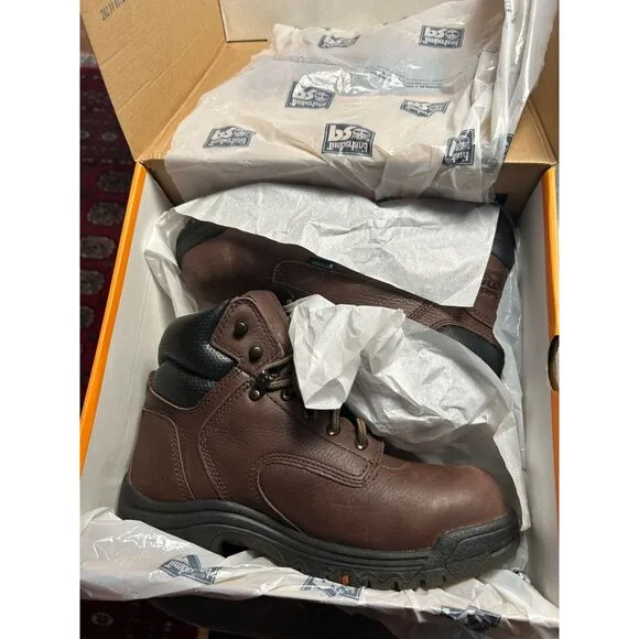 Timberland PRO TiTAN 6&quot; Alloy Safety Toe Waterproof Work Boots Women Size 10 NEW