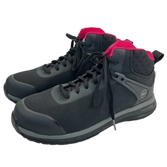 Timberland Pro Women’s Drivetrain Mid Composite Safety Toe ESD Work Boots
