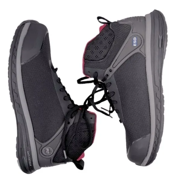 Timberland Pro Women’s Drivetrain Mid Composite Safety Toe ESD Work Boots