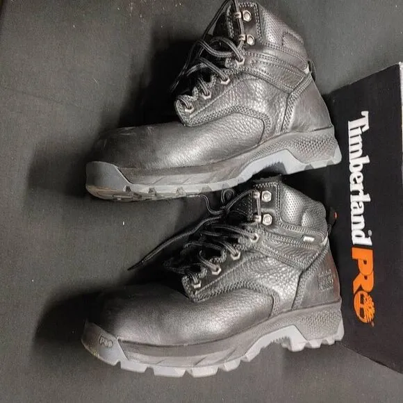 Timberland Pro Black Titan EV Safety Toe Work Boots 9