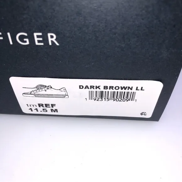 Tommy Hilfiger Mens Ref Brown Trainers Sneakers Shoes