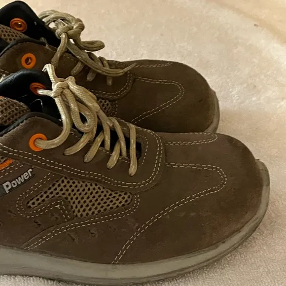 U Power Safety Steel Toe Shoes Sz 11 1/2