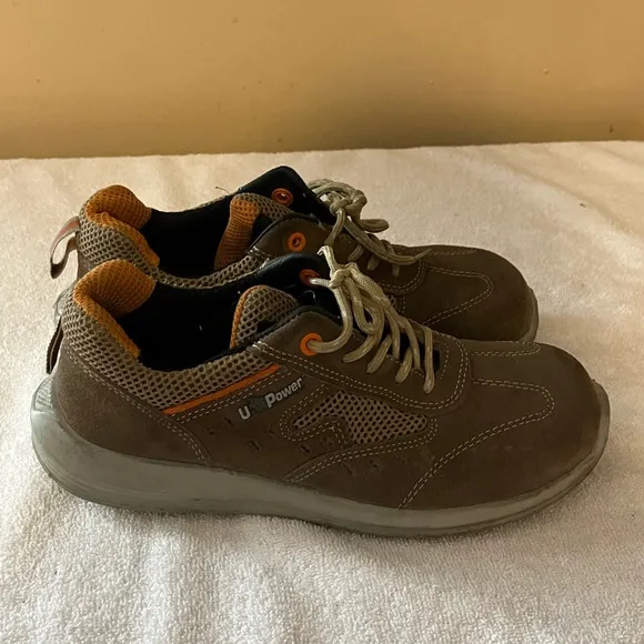 U Power Safety Steel Toe Shoes Sz 11 1/2