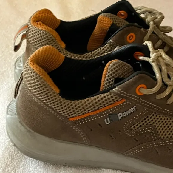U Power Safety Steel Toe Shoes Sz 11 1/2