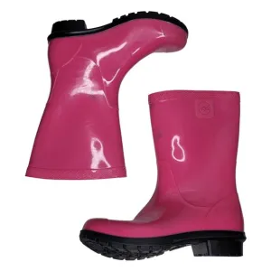 UGG Pink Rubber Rain Boots Girl Size 1 Waterproof Durable discoloration on boots