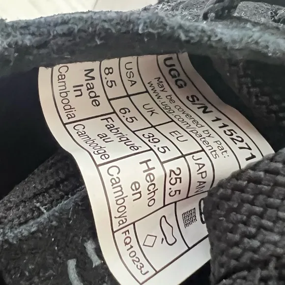 UGG Women's Black platform Sneakers