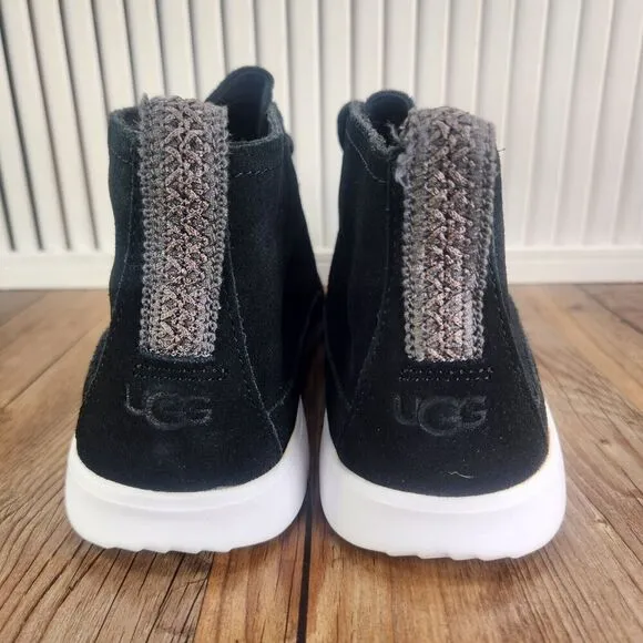 UGG Freamon Chukka Mens Sz 11 Black Suede Comfort City Night Ankle Boots 1104188