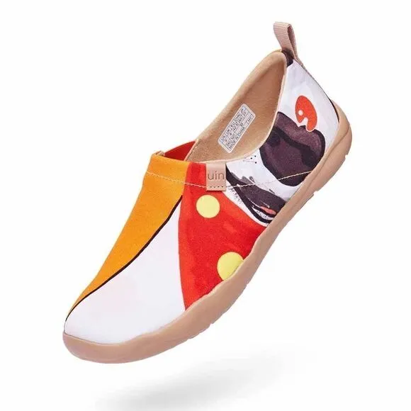 UIN Men's Walking Shoes Slip On Loafers (Jack Russell Terrier Men)
