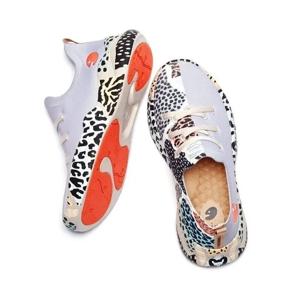UIN Women's Fashion Sneakers Walking Casual Athletic Travel Shoes (Grouper)