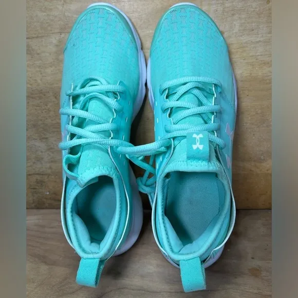 Under Armour Drift RN Womens Size 8.5 Running Shoes Sneakers Crystal Mint