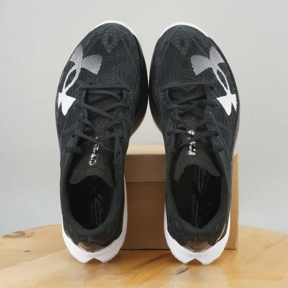 Under Armour Flow Velociti Elite 2 Mens Size 9 Shoes Black White Sneakers