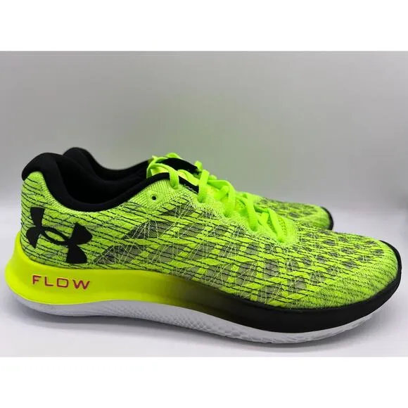 Under Armour Flow Velociti Wind 2 Running Shoes Volt Green Men's Size 10 NEW🛒