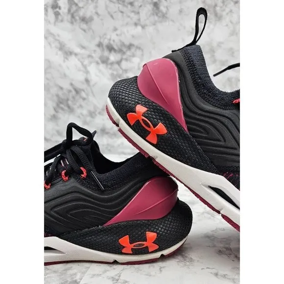 Under Armour HOVR Phantom 2 Intellknit Black Women's Running Shoes Size 6