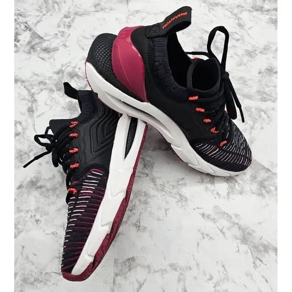 Under Armour HOVR Phantom 2 Intellknit Black Women's Running Shoes Size 6