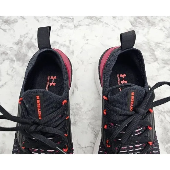 Under Armour HOVR Phantom 2 Intellknit Black Women's Running Shoes Size 6