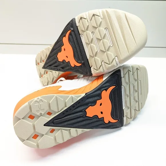 Under Armour HOVR Project Rock 3 Summit White Rogue Orange Women's Running shoes