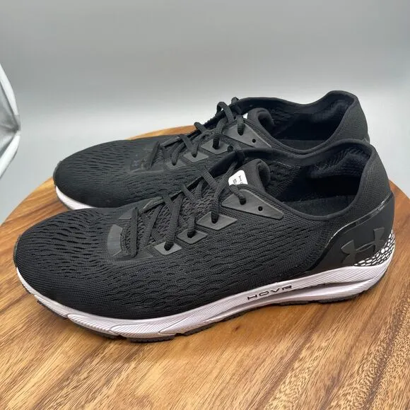 Under Armour HOVR Sonic 3 Shoes Mens 14 Black Running 3022586-001 Sneakers