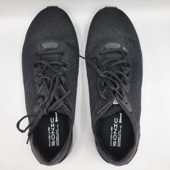Under Armour Mens Hovr Sonic Running Shoes Bluetooth Size 12 Black &amp; White