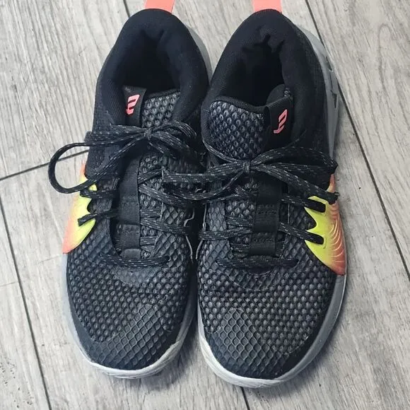 Under Armour Sneakers Mens 8.5 Embiid‎ 1 One Origin Shoes Black Steel Mid HOVR