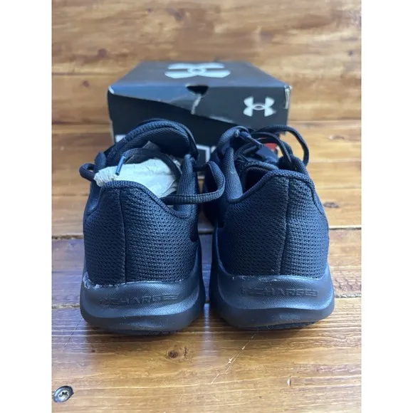 Under Armour Women's Shoes Size 6 UA Charged Pursuit 3 Black Run Walk Work NEW
