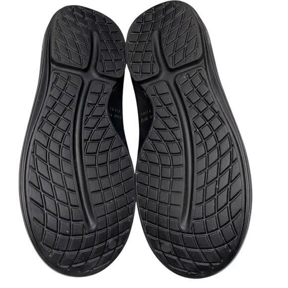 Unisex Oofos Oocloog Limited Edition Black &amp; Gray Camouflage Clogs Men 10 W 12