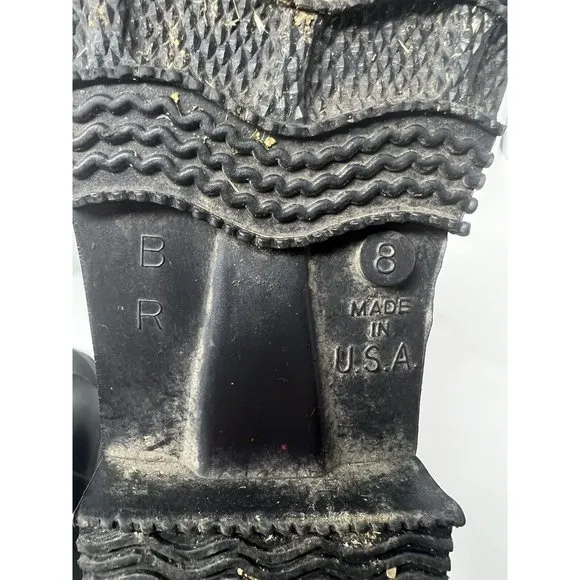 USA LaCrosse Steel Toe Rubber Boots Men's Size 8 Safety Work ANSI Z41 PT99 Mens