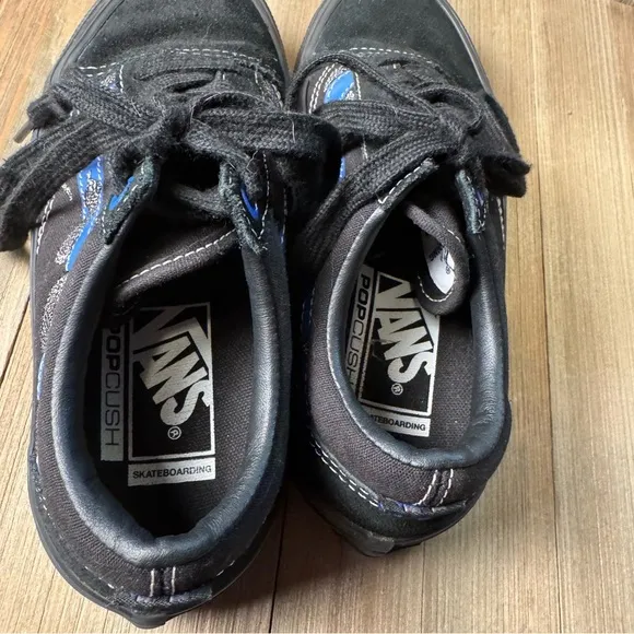Vans 2023 Breana Geering x Skate Old Skool Black Blue Snake Men’s 3.5 Shoes
