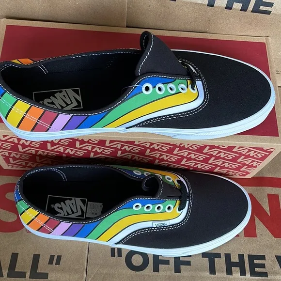 Vans Authentic Fefract Black/True White/Multi Men’s