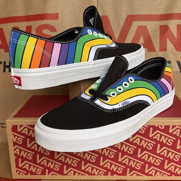 Vans Authentic Fefract Black/True White/Multi Men’s