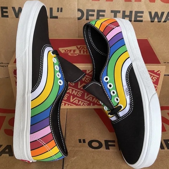 Vans Authentic Fefract Black/True White/Multi Men’s