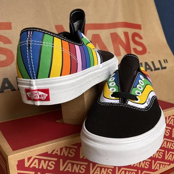 Vans Authentic Fefract Black/True White/Multi Men’s