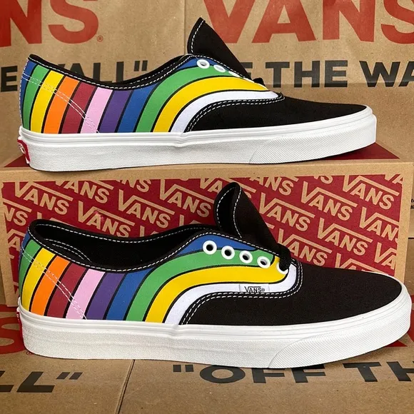 Vans Authentic Fefract Black/True White/Multi Men’s