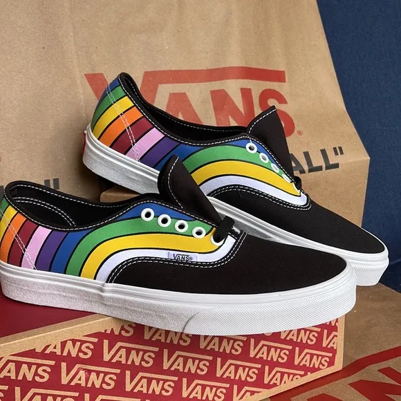 Vans Authentic Fefract Black/True White/Multi Men’s