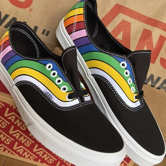 Vans Authentic Fefract Black/True White/Multi Men’s