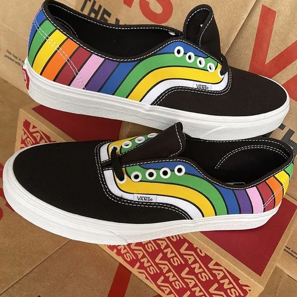 Vans Authentic Fefract Black/True White/Multi Men’s