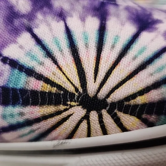 Vans Classic Slip ons purple tie dye