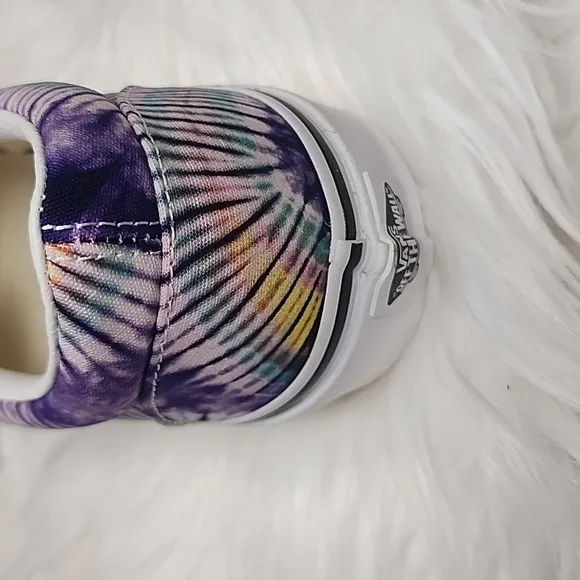 Vans Classic Slip ons purple tie dye