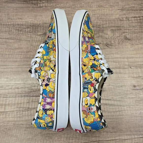 Vans Era x The Simpsons Men's Size 10.5 Multicolor Lace-Up Sneakers (721454)