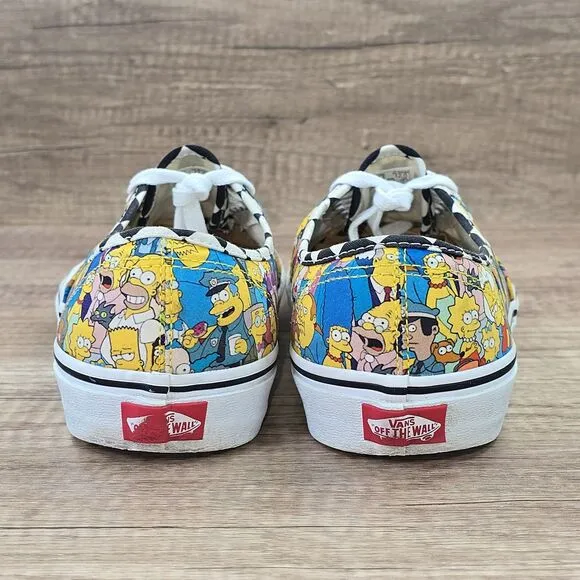 Vans Era x The Simpsons Men's Size 10.5 Multicolor Lace-Up Sneakers (721454)